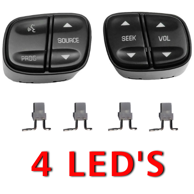 Chevy And GMC Steering Wheel Control LED Bulbs -Set Of 4