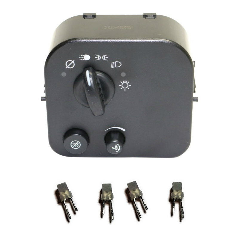 Headlight Switch for Trailblazer/Envoy 03-09 12+1 Male Terminals Blade And Pin Type Female Connector 
