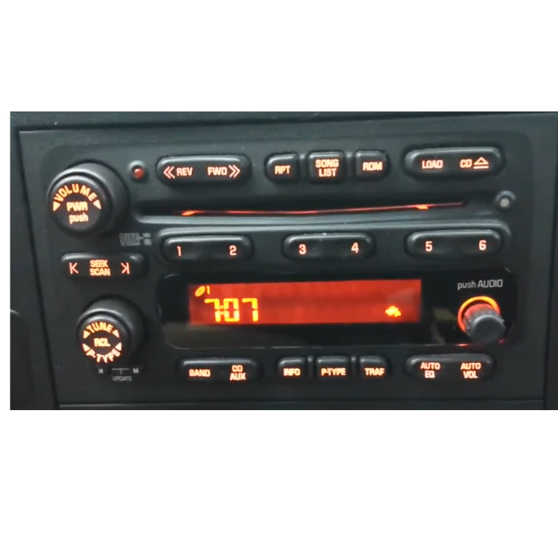 2004-2008 Pontiac 6 Disc Radio Light Board