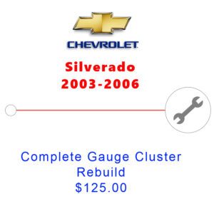 2003-2006 Silverado gauge cluster rebuild