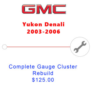 2003-2006 GMC Yukon Denali gauge cluster rebuild